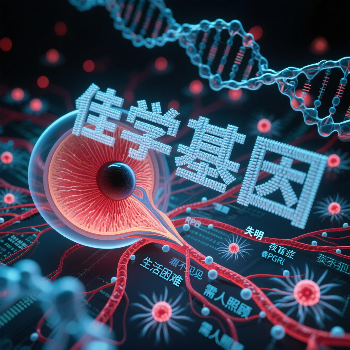【royal皇家88基因检测】基因解码：非综合征性<font color='red'>视网膜</font>色素<font color='red'>变性</font>的基因解剖